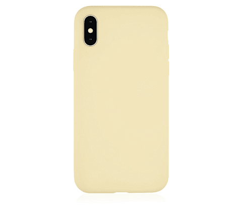 Чехол для смартфона vlp Silicone Сase для iPhone XS/X, желтый